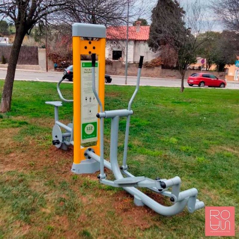 Biosaludable amb tòtem - premsa de peu i tornado